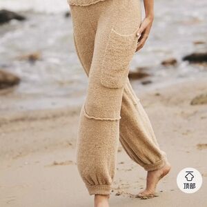 🥳Sold🥳NWT Free People Dreams Tan Track Pants Size S